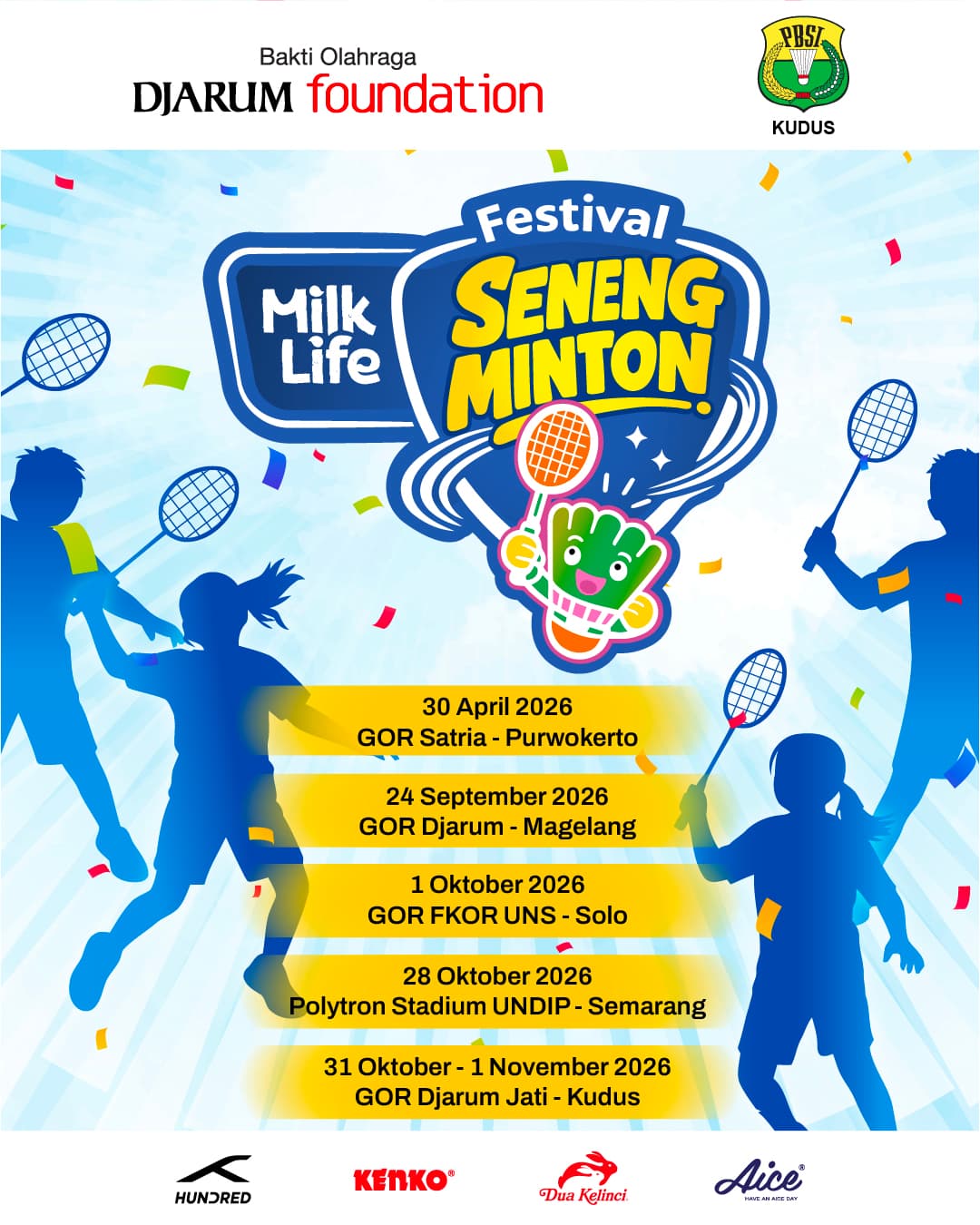 MilkLife seneng minton Kudus 2026